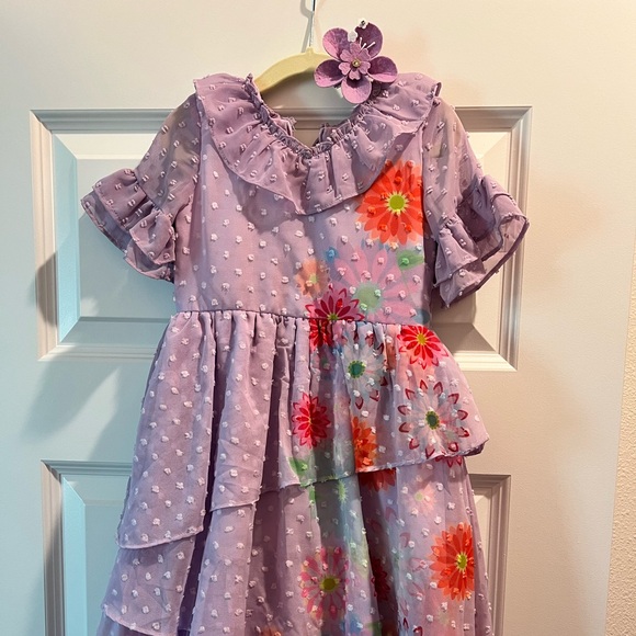 Only Little Once Isabella Dress and Custom Hair Clip size 3 kids. - Picture 1 of 5